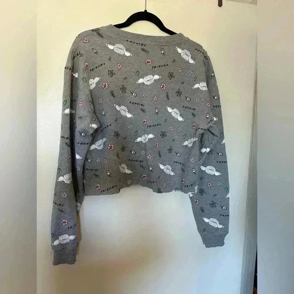 Cropped Fleece FRIENDS Hoodie - Picture 2 of 3